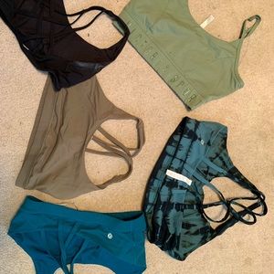 Lululemon sports bras size 10 1 Victoria secret